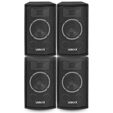 4x Vonyx 6" Inch PA Party