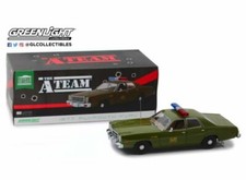 GREENLIGHT 1/18  THE A-TEAM 1977 PLYMOUTH FURY U.S. ARMY POLICE (RE-RUN) 19053