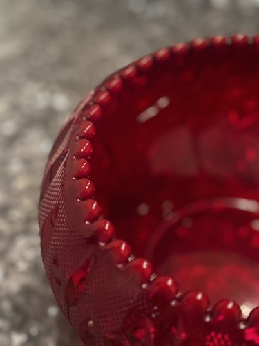 Fenton carnival amberina ruby - fenton,