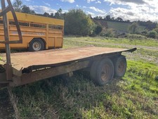 Agricultural Farm trailer ,flat bed for bale ,fertiliser