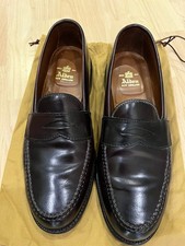Alden 986 Color 8 Shell Cordovan Leisure Handsewn LHS Penny Loafers US Size 10D
