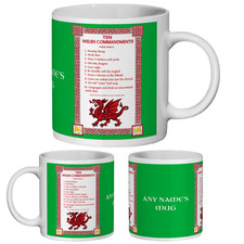 Welsh Ten Commandments Mug