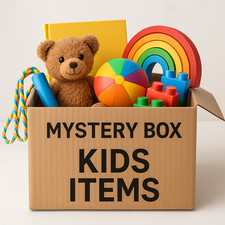 Mystery Kids Box - Surprise 30 Items - Toys Games Dolls Books Cars Dinosaurs