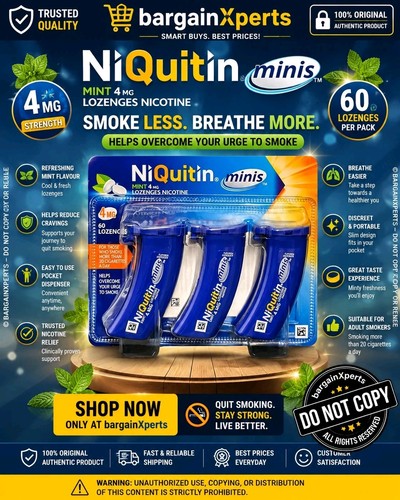 Niquitin minis mint 4mg - niquitin,