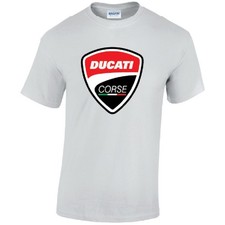 Ducati Corse Mens Cotton T-Shirt 3 colours 5 sizes Available Printed