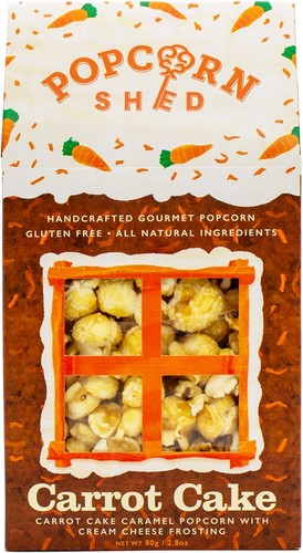 Popcorn shed carrot cake - popcorn,