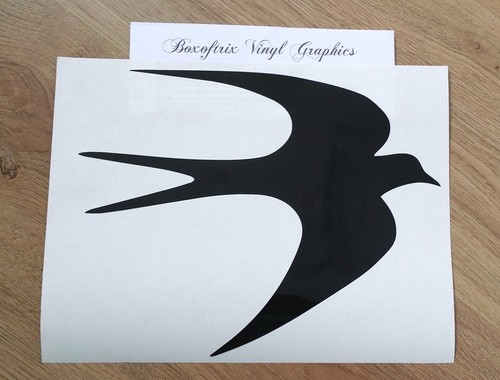 Swift bird vinyl decal - x,