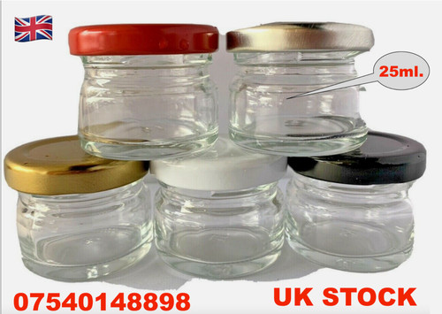 25ml small glass - sample, clear