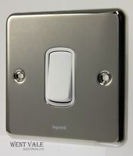 Legrand Synergy Décor - 7332 05 - Polished Steel 10a Intermediate Switch Plate