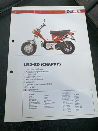 Yamaha chappy lb2 nos - yamaha,