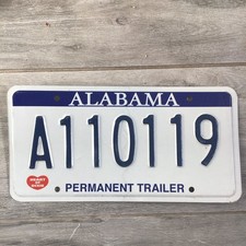American Licence plate Alabama