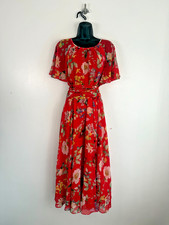 Hobbs Dress Size Uk 10 Red