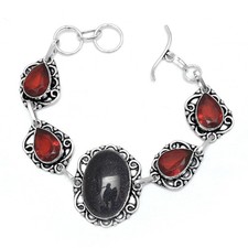 Blue Sunstone Garnet Ethnic