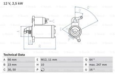RTG Starter Motor Fits Audi A4