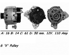 Genuine WAI Alternator for