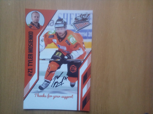 Tyler mosienko autographed - mosienko,