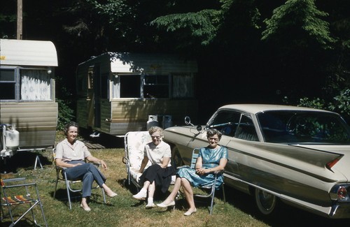Sl37 slide 1961 - slide, camping
