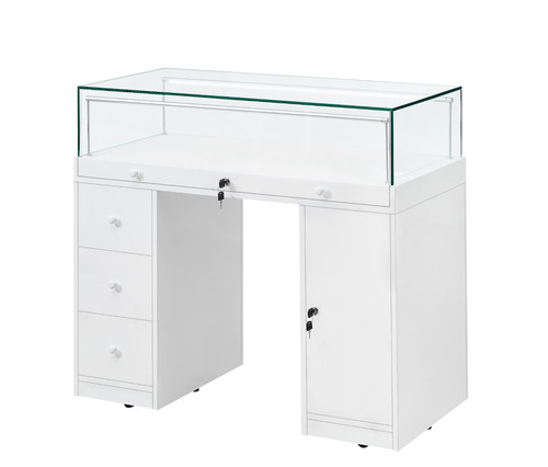 Glass display counter - glass, counter-