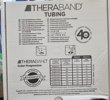 TheraBand Tubing, 25 Feet Thin Rubber Resistance Bands, Brand New