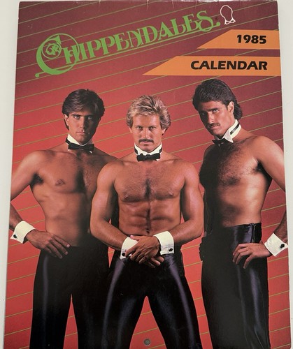 Chippendales 1985 calendar - chippendales,
