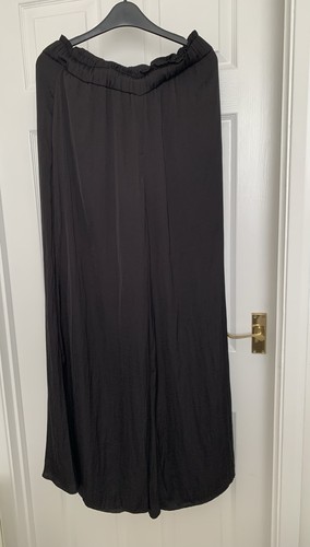 Zara black satin silky - zara,