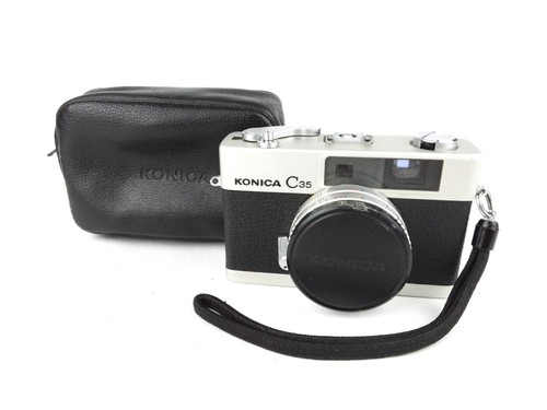 Konica c35 35mm camera with - c35,
