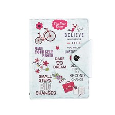 5 Year Undated Diary A5 Size