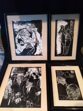 Jim Gilbert Scratchboards Set