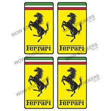 Car sticker x4 Ferrari B 75mm