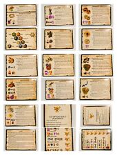 You Choose | Mage Knight Board Game | Sleeved Instructions/Rules Spare Cards