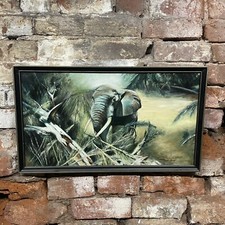 Vintage Hand Painted Oil On