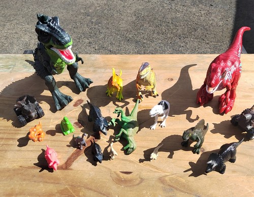 Multi coloured dinosaur job - coloured,
