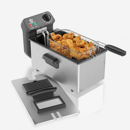 Superlex deep fat fryer - deep,