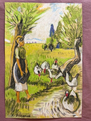 Camille pissarro painting - camille,