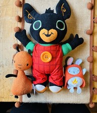 Handmade Bing Bunny with Merchandise Flop and Hoppity Voosh Soft Toys Plush