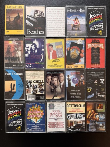 Movie soundtrack cassettes - soundtrack,