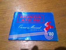 1980 HONDA ATC110 OWNERS MANUAL