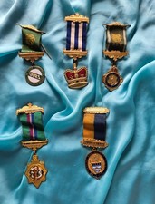 Set of 5 Vintage UK Fraternal