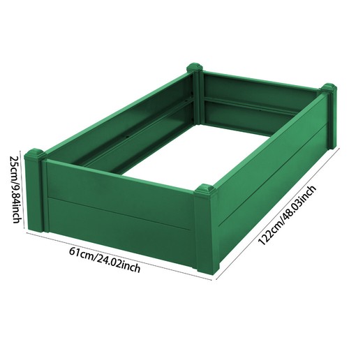 Garden metal raised - raised, box