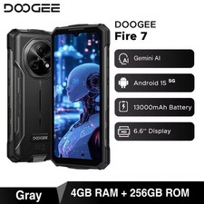 New DOOGEE Fire 7 5G Rugged Phone 5G Rugged Global Phone 4+256GB 13000mAh