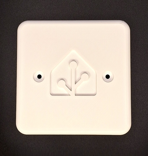 Light switch blanking plate - light,