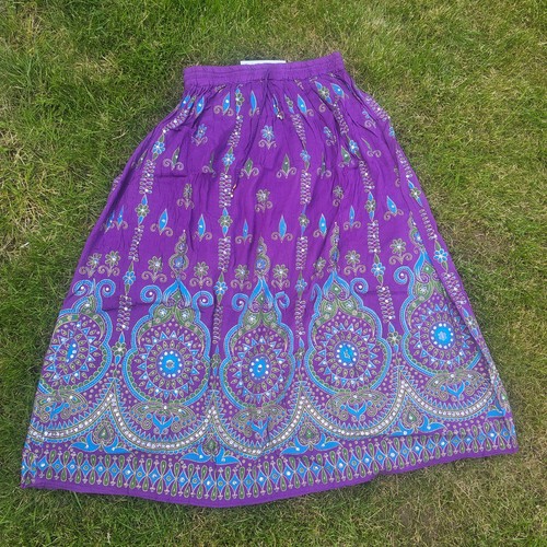Handmade bohemian maxi - bohemian, skirt