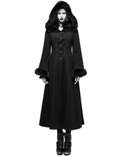 Punk Rave Womens Hooded Coat