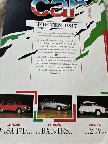 Citroen range car magazine top - car,