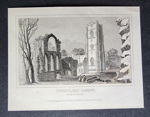Antique 1850 print - 1850,
