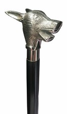 Design Brass Wolf Head Handle