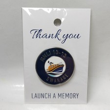 RNLI Pin Badge Swanage Launch