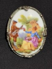 Vintage French Limoges Brooch