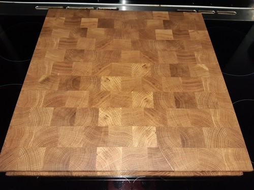 Butchers block solid oak end - butchers,