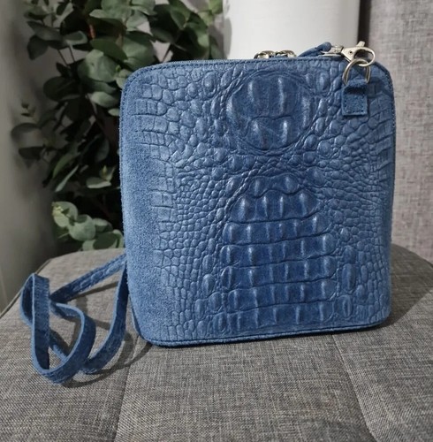 Borse pelle blue mock - in,